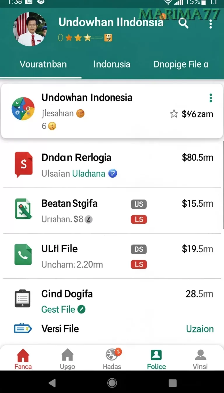 Cuplikan layar SVIPWINS — halaman utama